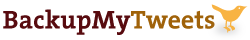 BackupMyTweets logo